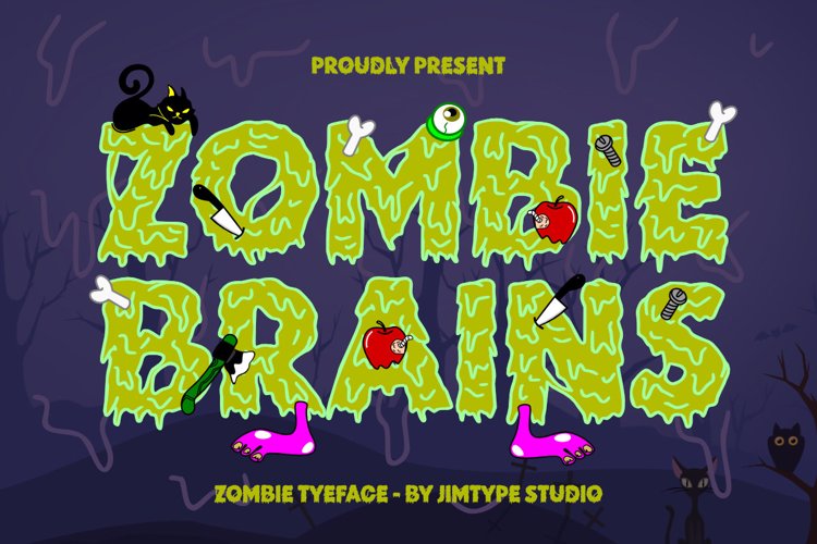Zombie Brains Font