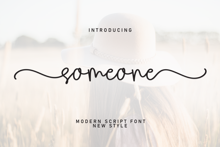 Preview of Someone Font