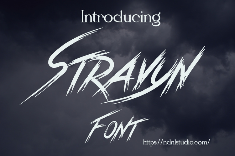 Preview of Stravyn Font