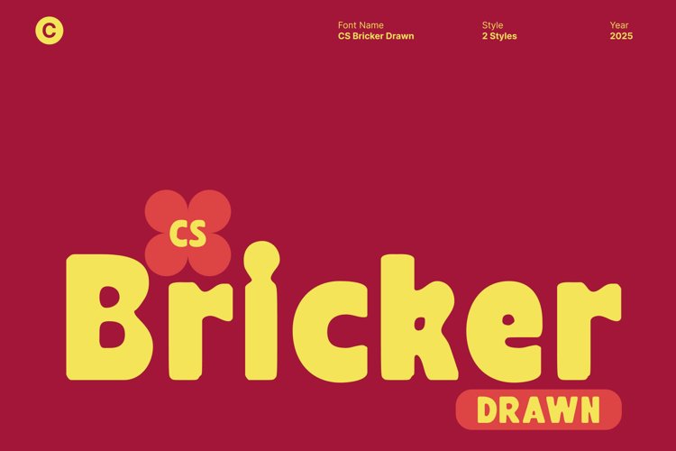 Preview of CS Bricker Drawn Font