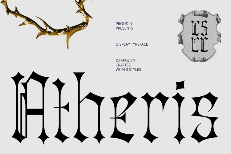 Preview of Atheris Font
