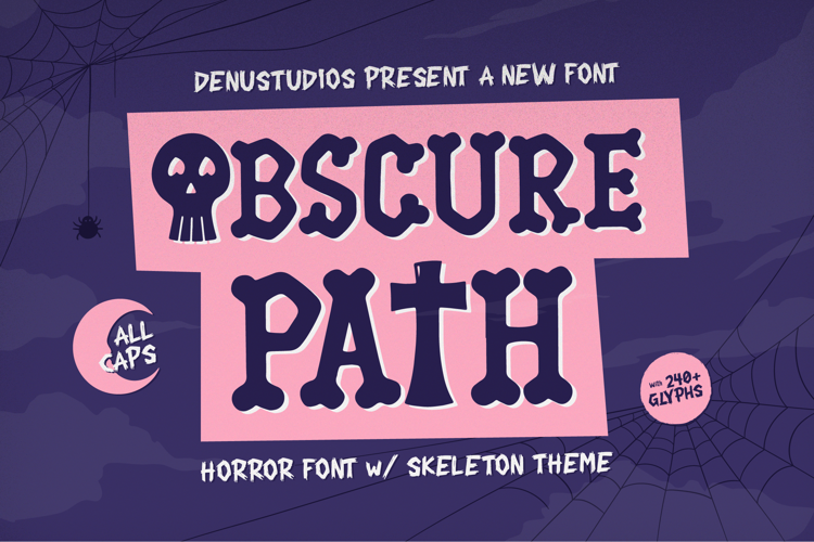 Preview of Obscure Path Font