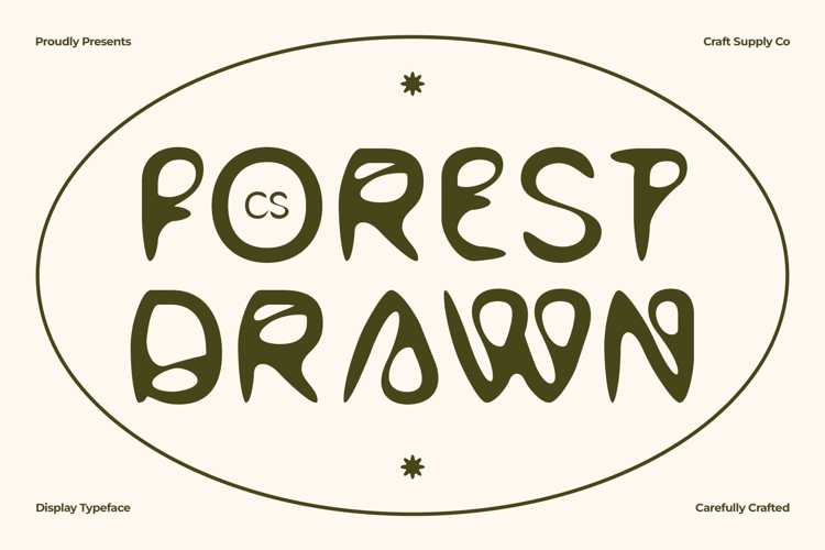 Preview of CS Forest Drawn Font