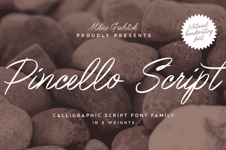 Pincello Script Font