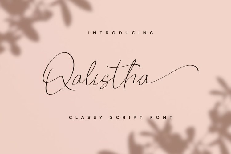Qalistha Font