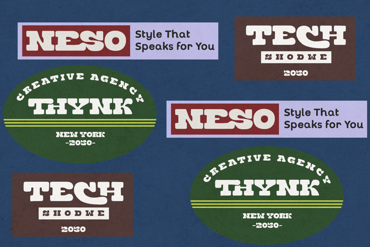 Preview of Nastilon Font