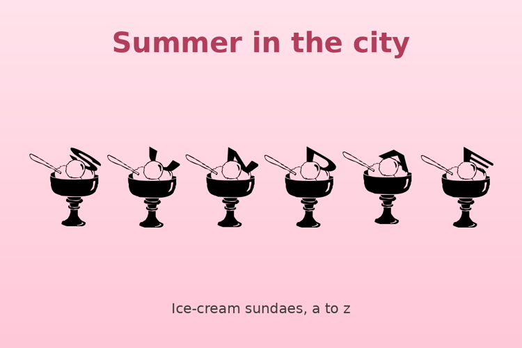 Preview of Summer in the city Font