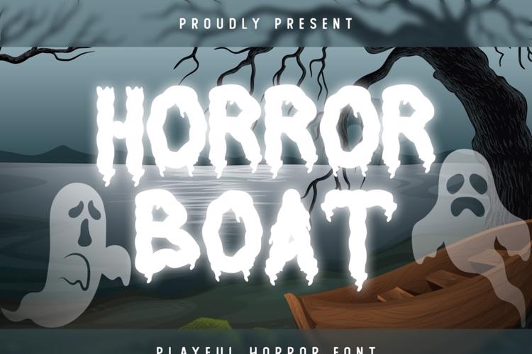 Horror Boat Font
