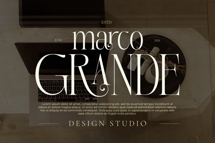 Preview of Sinvia Personal Use Only Font