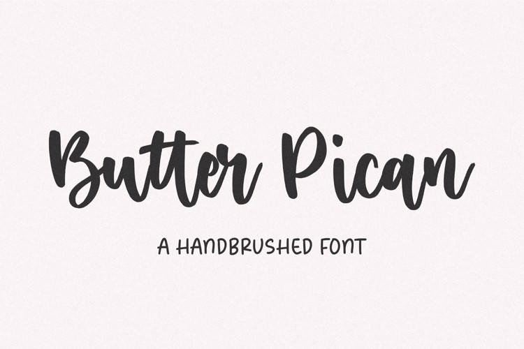 Butter Pican Font