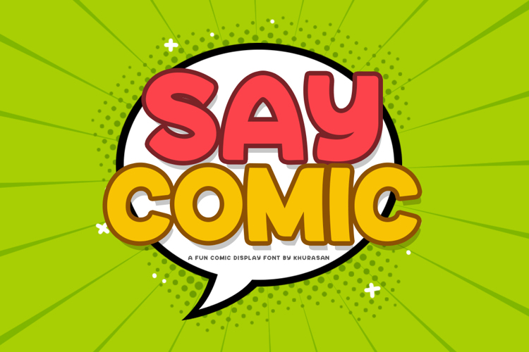 Say Comic Font