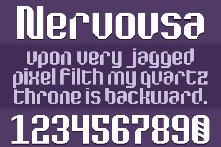 Nervousa Font