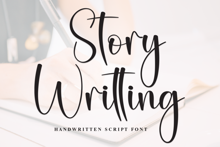 Preview of Story Writting Font