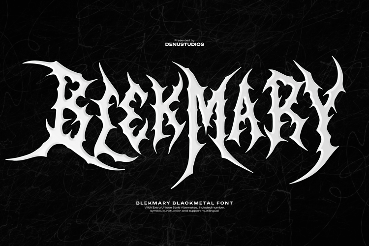 Blek Mary Font