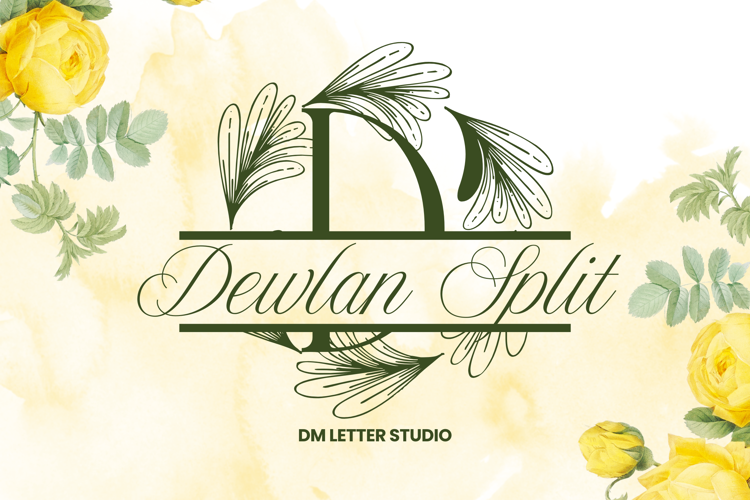 Preview of Dewlan Split Font