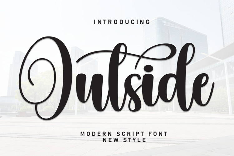 Preview of Outside Font
