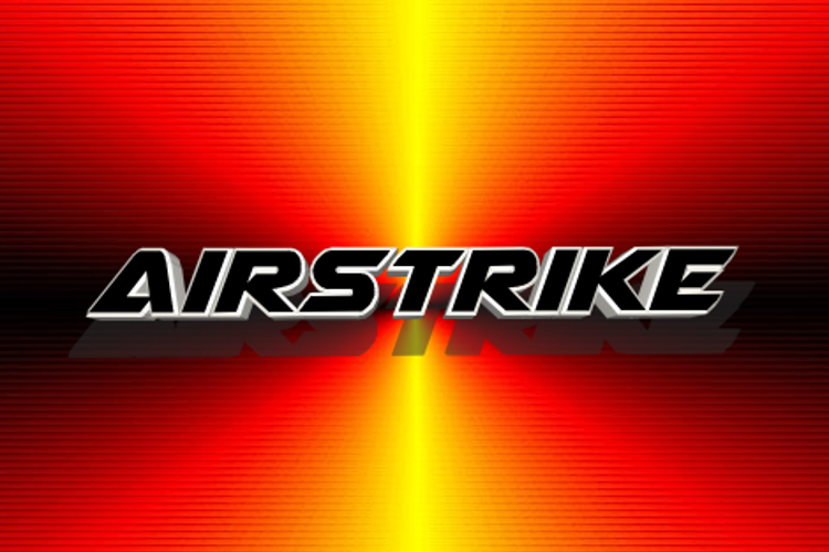 Airstrike Font