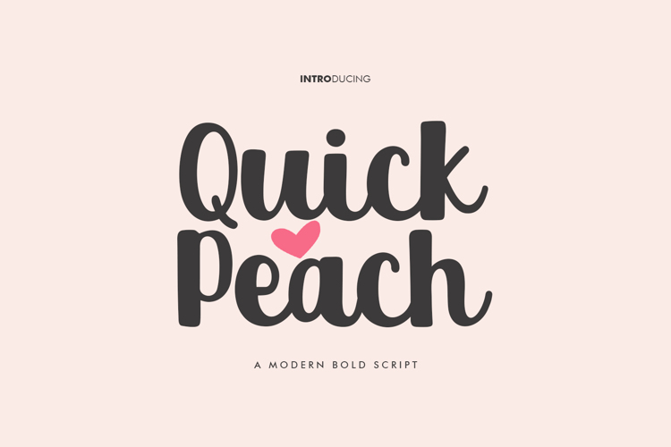 Quick Peach Font
