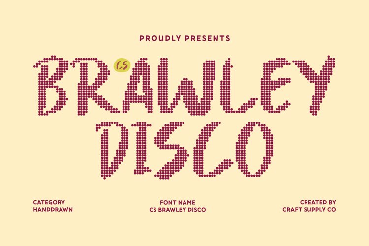 Preview of CS Brawley Disco Font