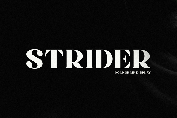 Preview of Strider Font