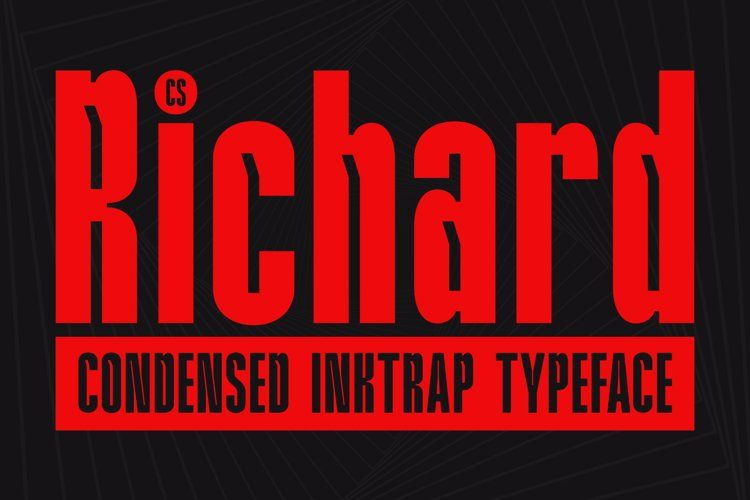 Preview of CS Richard Font
