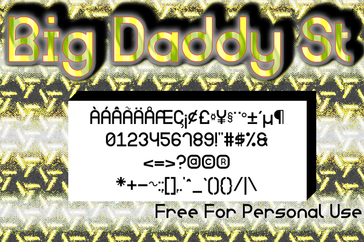 Big Daddy St Font