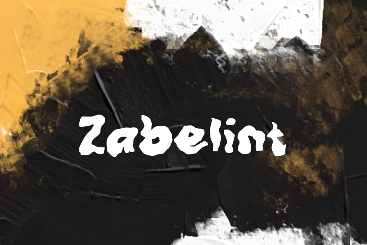 Preview of z  Zabelint Font