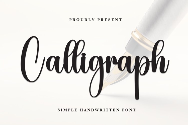 Preview of Calligraph Font