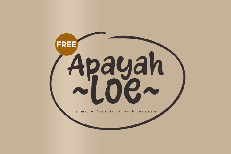 Apayah Loe Font