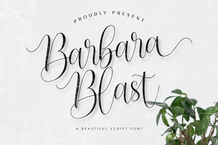 Barbara Blast Font