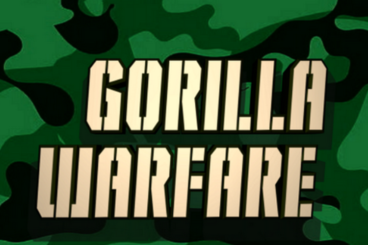 Preview of Gorilla Warfare Font