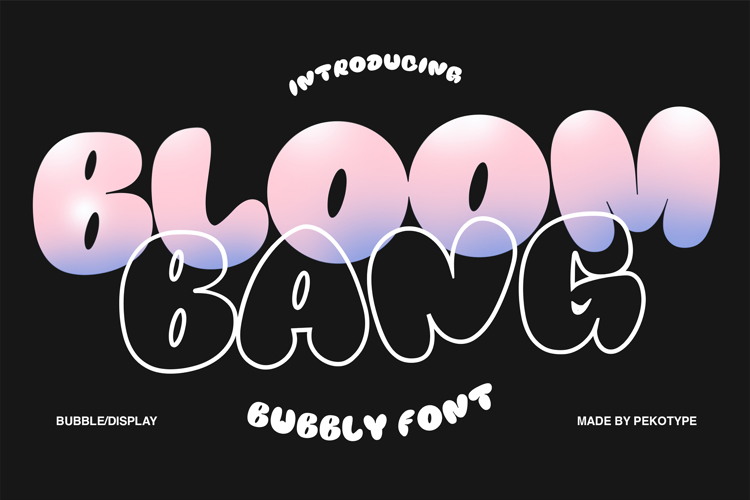 Preview of Bloombang Font