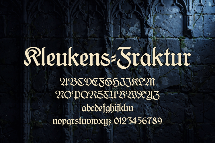 Preview of Kleukens-Fraktur Font