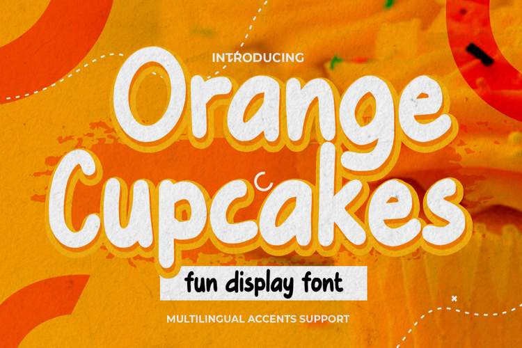 Preview of Orange Cupcakes Font