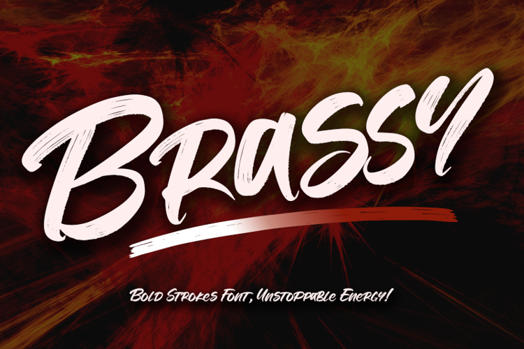 Preview of Brassy Font