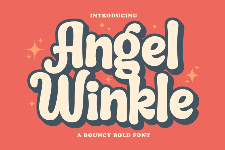 Preview of Angel Winkle Font