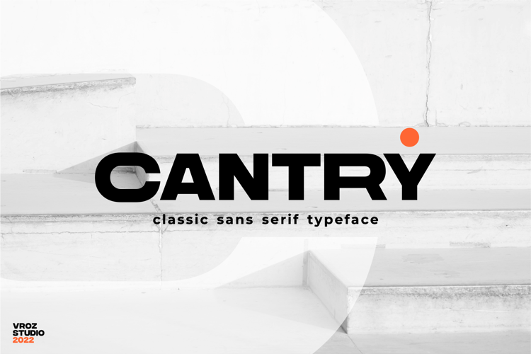 Preview of CANTRY Font