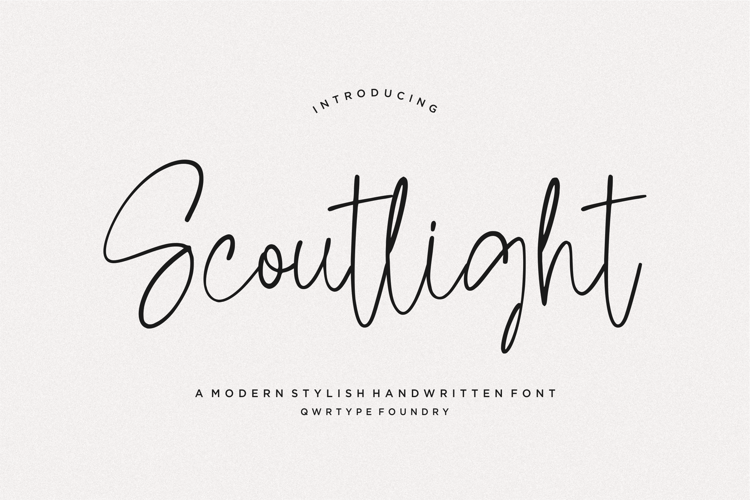 Scoutlight Font