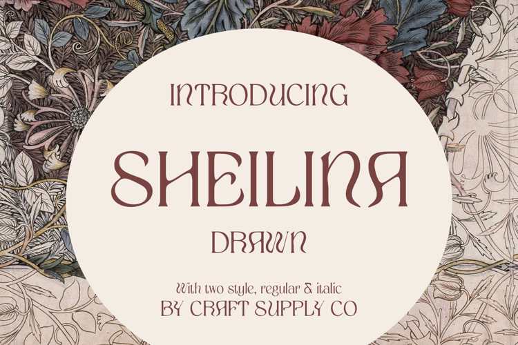 Sheilina Drawn Font