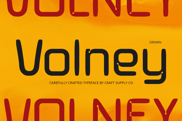 Volney Drawn Font