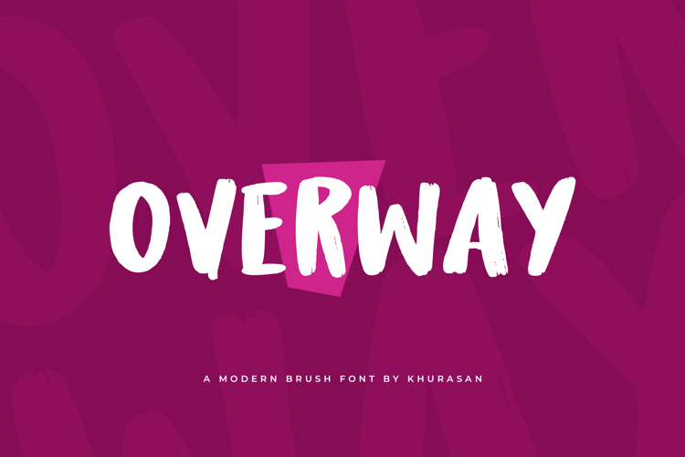 Preview of Overway Font