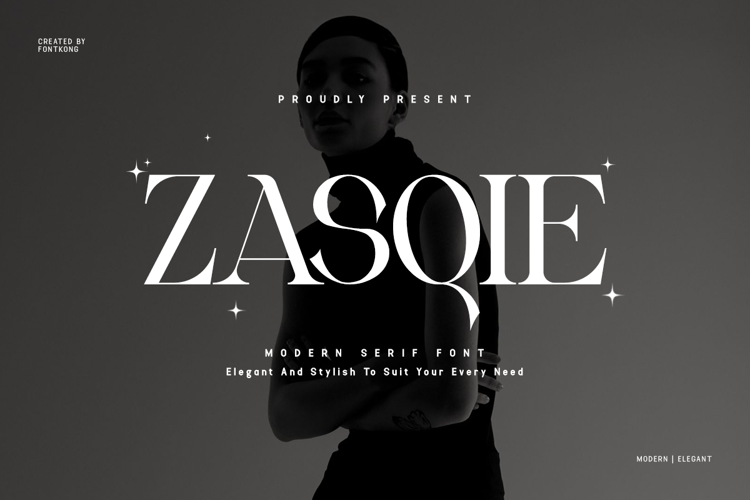 Preview of Zasqie Font
