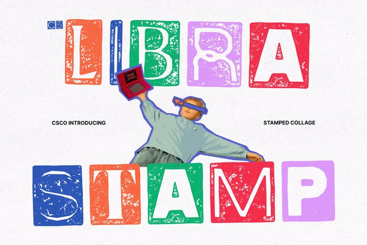 Preview of CS Libra Stamp Font
