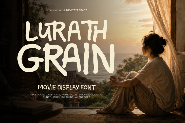 Preview of Lurath Grain Font