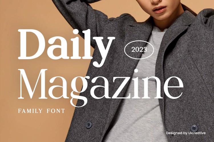 Preview of Daily Magazine Font