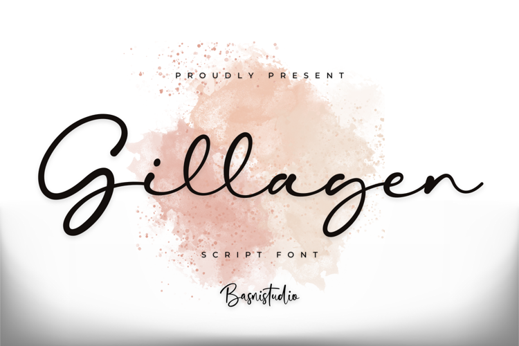 Preview of Gillagen Font