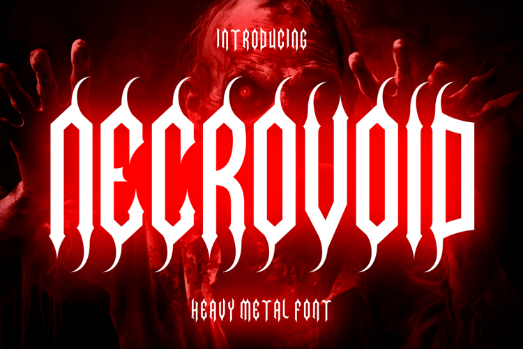 Necrovoid – Heavy Metal Font