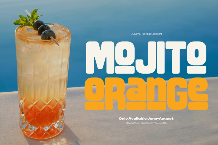 Preview of Fredoka Summer Font