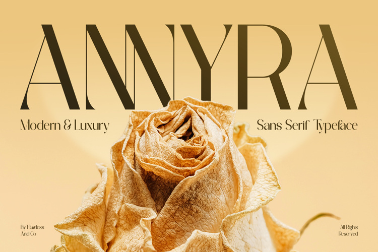 Preview of ANNYRA Font