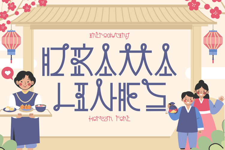 Preview of Drama Lines Font